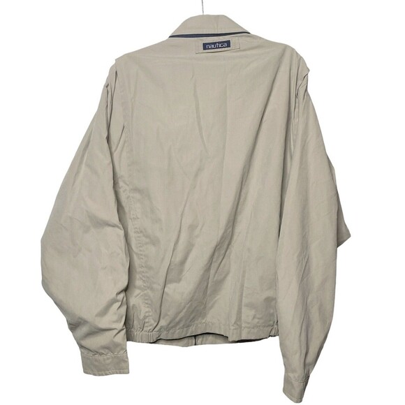 Nautica Mens Full Zip Performance Jacket Size XXL Khaki Beige - Picture 2 of 12